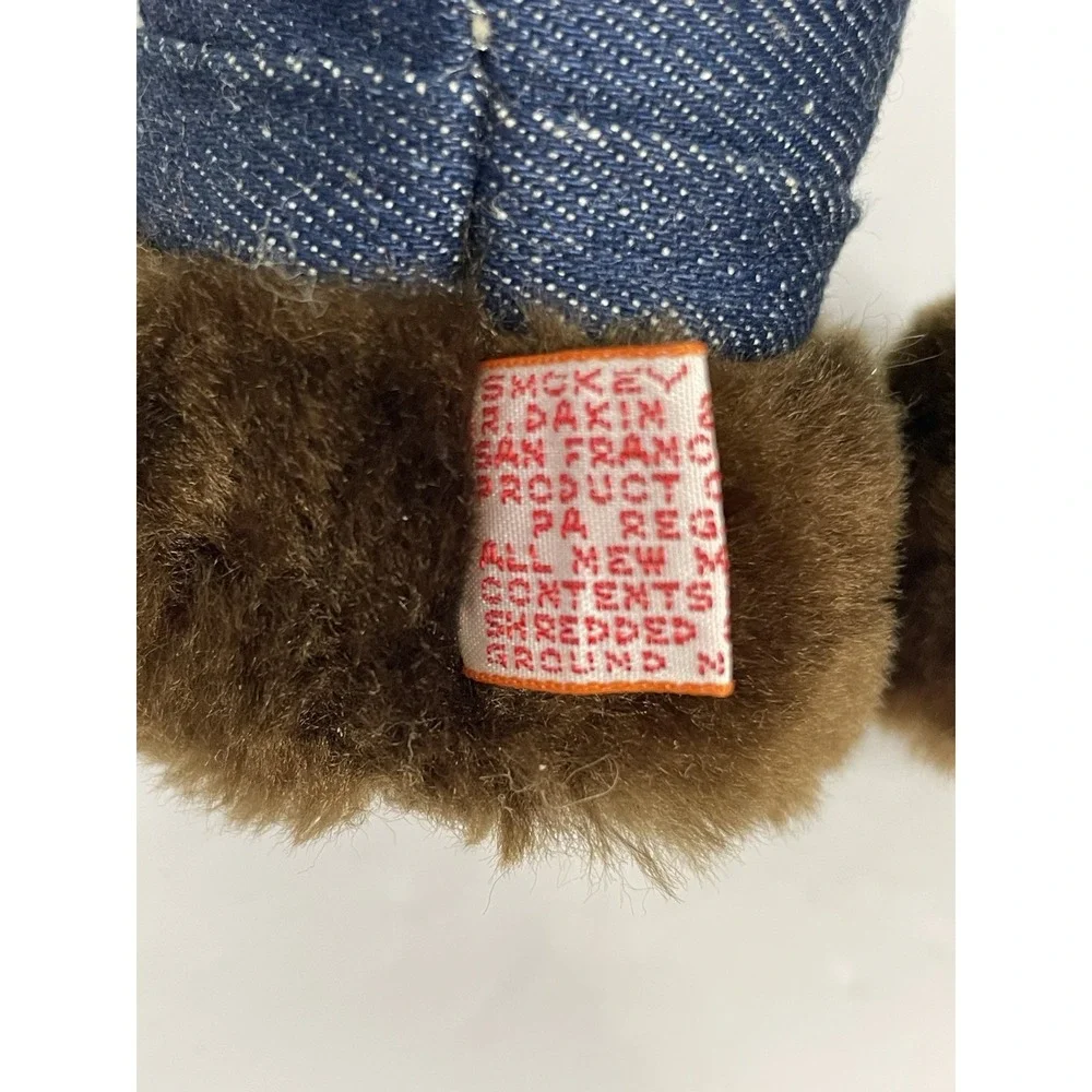 Vintage Smokey the Bear 1983 Plush Stuffed Animal R. Dakin & Company Hat